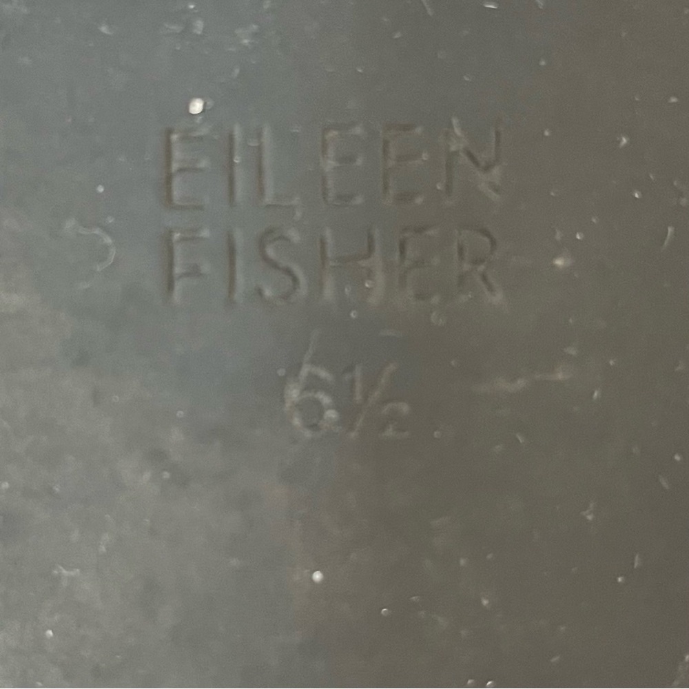 Eileen Fisher Cargo Ankle Bootie 6.5 Leather Lug Sole Minimalist Edgy Chunky - Picture 14 of 14